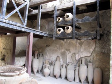 pompeii içinde şarap satan Dükkanı