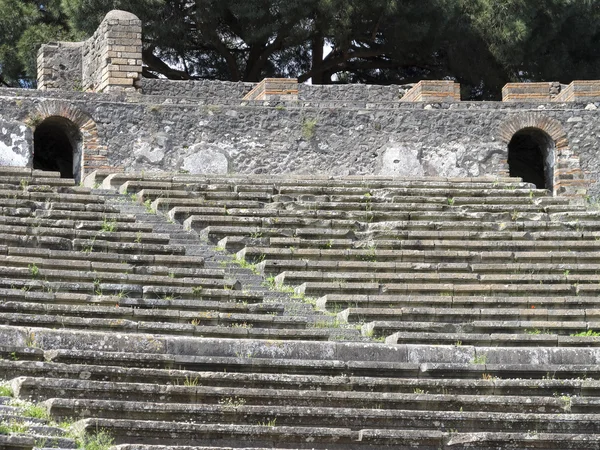 Tribuna del teatro romano — Foto Stock