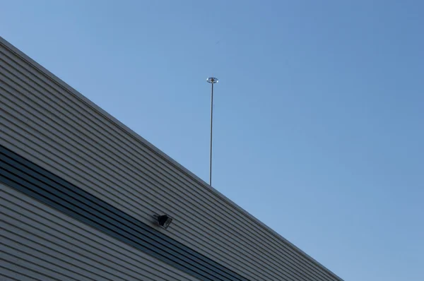 Lightning rod with a sky background — Stock Photo, Image