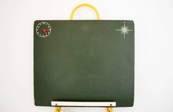 Oude baby schoolbord met kopie ruimte — Stockfoto