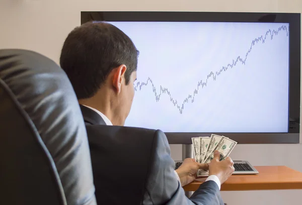 Profits in financial markets — Stock Photo, Image