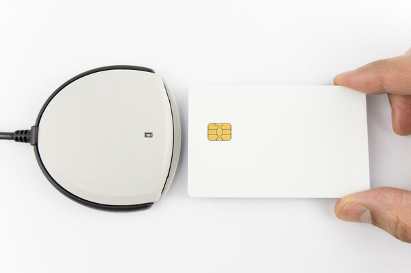 card reader with copy space