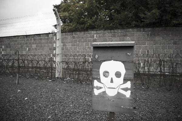Нацистский концентрационный лагерь — стоковое фото