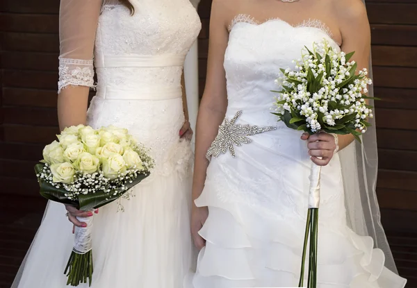 Bruiloft van een lesbische — Stockfoto