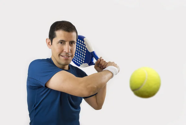 Jugador de pádel tenis — Foto de Stock