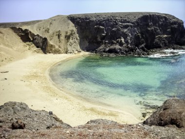 papagayo plaj lanzarote, Kanarya
