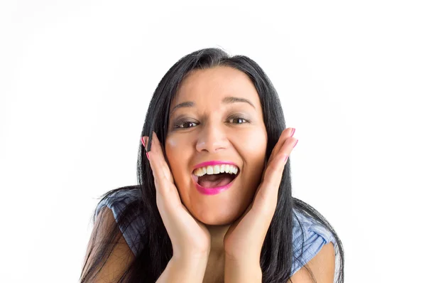 Surprised young girl — Stock Photo, Image