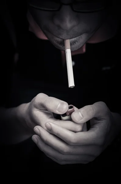 Fumar é um mau hábito — Fotografia de Stock