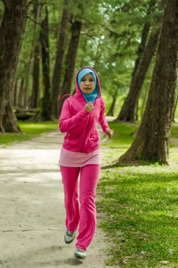 Spor muslimah kadın