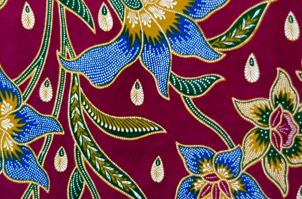 Pattern and Batik Textile — Stock Photo, Image