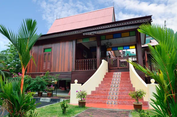 马来人传统的房子 — 图库照片
