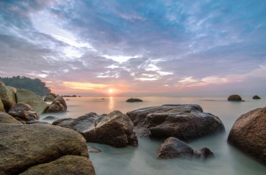 Sun Rising near the beach