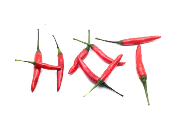 Röd chili peppers — Stockfoto