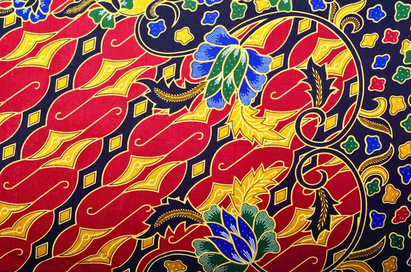 Pattern and Batik Textile — Stock Photo, Image