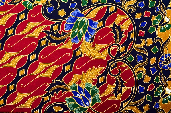 Pattern and Batik Textile — Stock Photo, Image