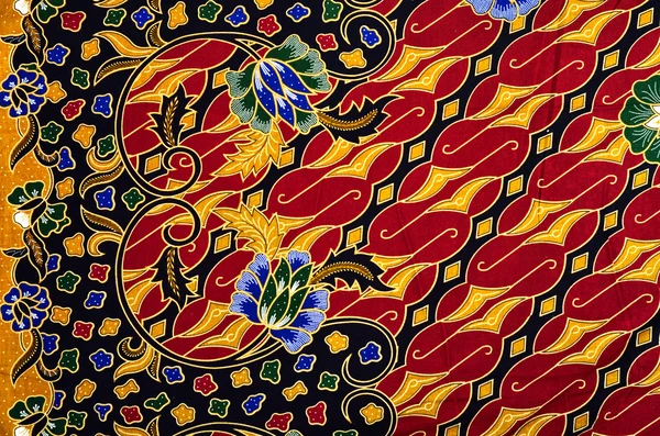 Pattern and Batik Textile — Stock Photo, Image