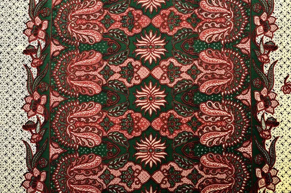 Patrón y Textil Batik — Foto de Stock