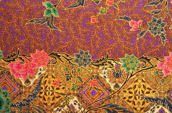 Pattern and Batik Textile — Stock Photo, Image