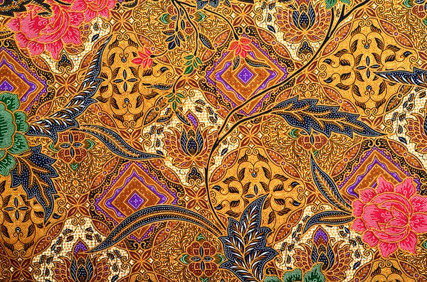 Pattern and Batik Textile — Stock Photo, Image