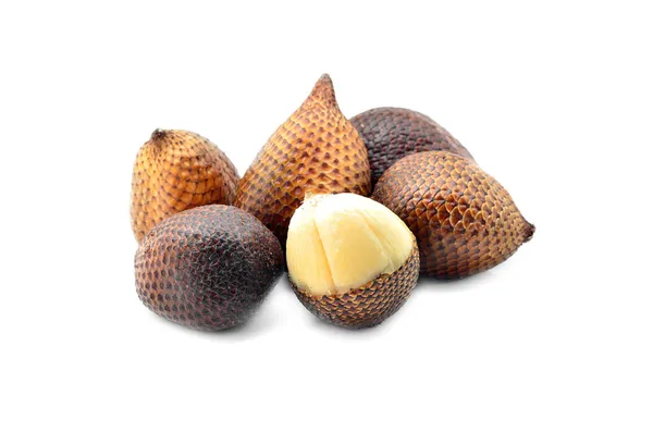 Salak fruits on white background — Stock Photo, Image