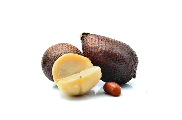 Salak fruits on white background — Stock Photo, Image