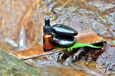 Zen stone ile spa yağı