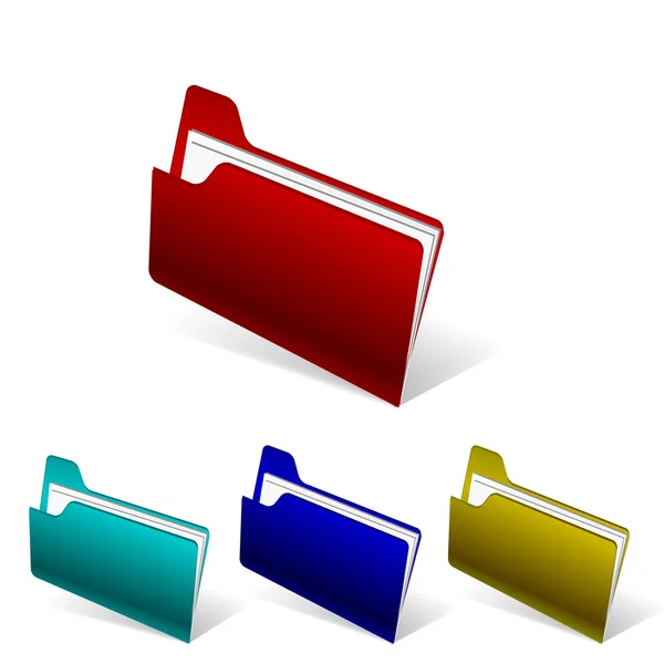 Vector folder icon — Stock Vector