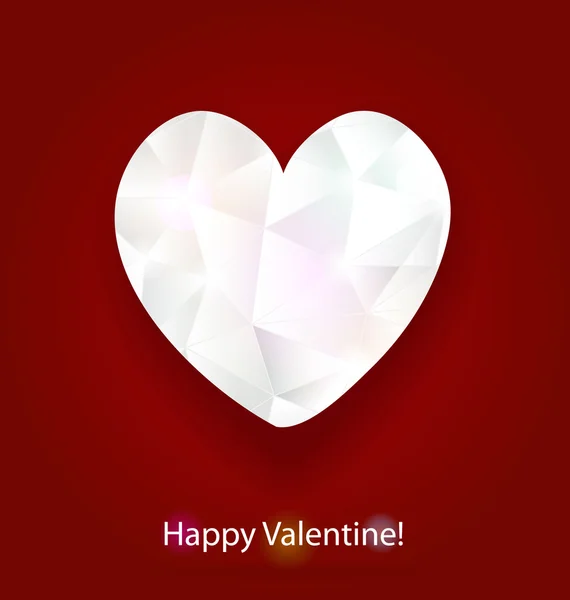 Vector srdce Valentýna pozadí — Stockový vektor