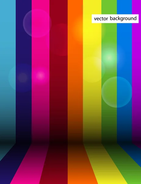 Vector brillante arco iris fondo — Archivo Imágenes Vectoriales