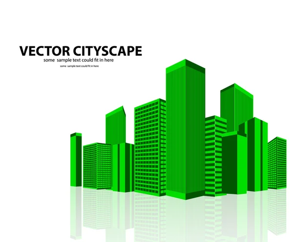 Cidade vectora — Vetor de Stock