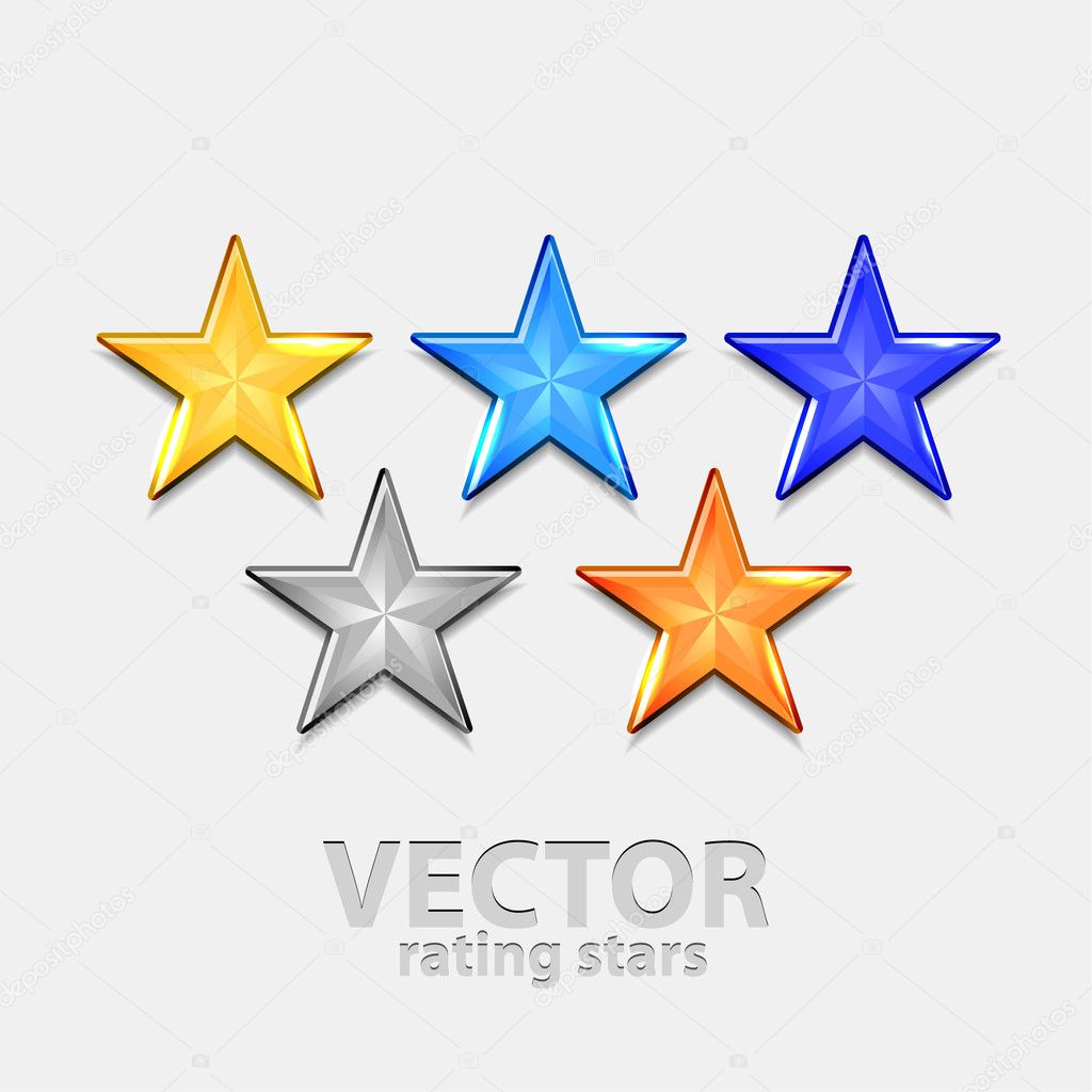 Shiny vector stars