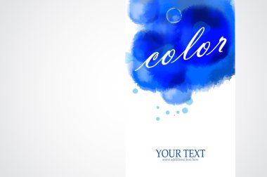 parlak suluboya afiş vektör