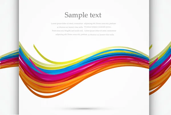 vektör gökkuşağı dalga geçmiş