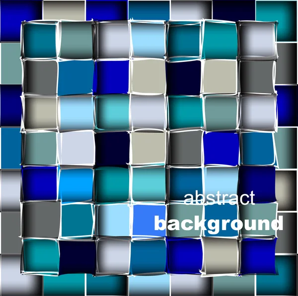 Vetor mosaico azulejo fundo — Vetor de Stock