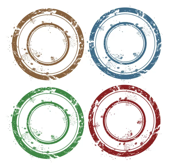 boş grunge pul vektör