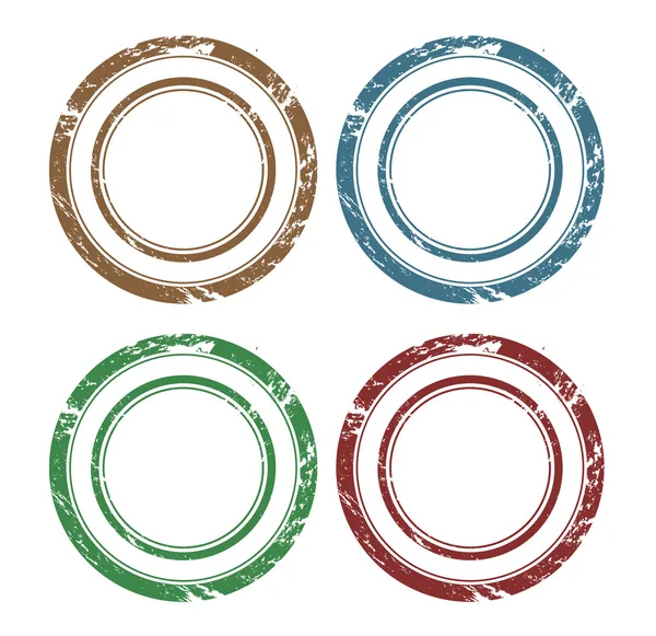 boş grunge pul vektör