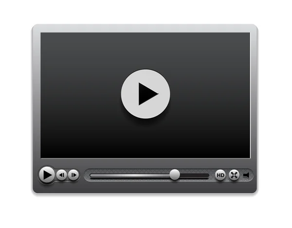 Vektorové media player — Stockový vektor