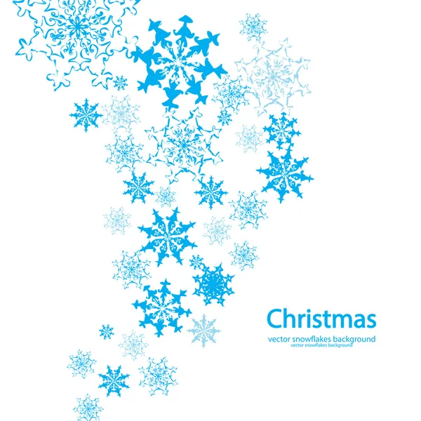 Noel kar taneleri arka plan vektör
