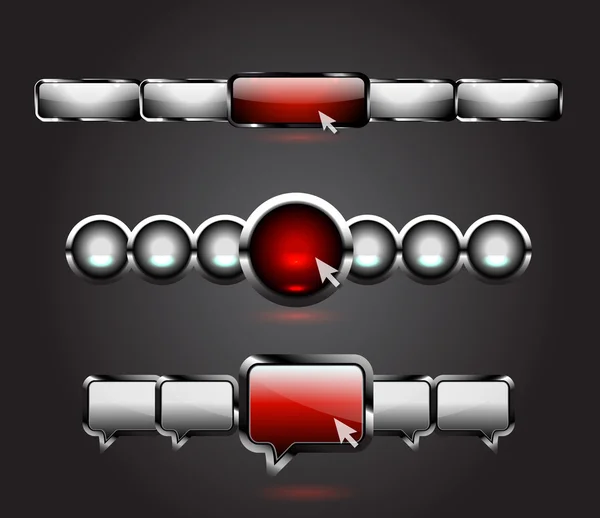 Botones vectoriales — Archivo Imágenes Vectoriales