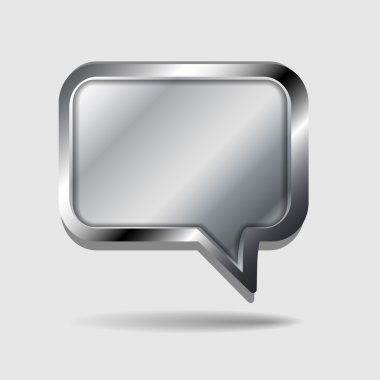 metal konuşma balonları