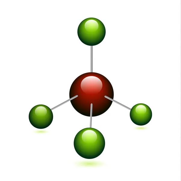 Vector molecuul achtergrond — Stockvector