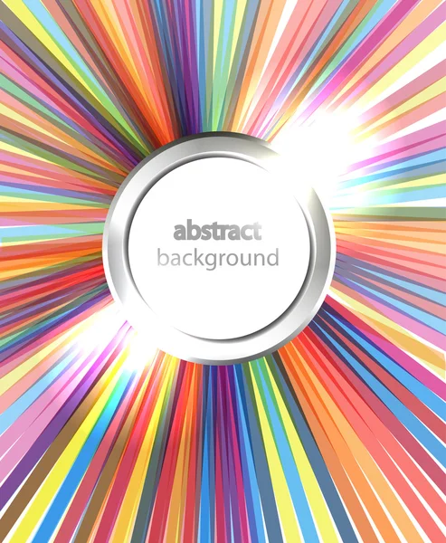 Rainbow rays background — Stock Vector