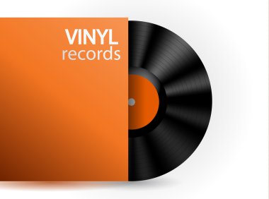 Vector vinyl record clipart