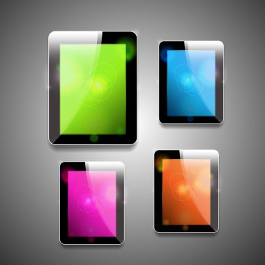 vektör tablet pc