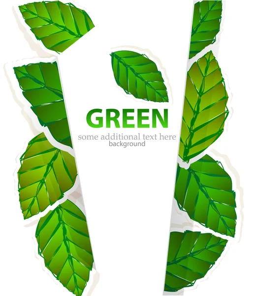 Grüner Vektorhintergrund — Stockvektor
