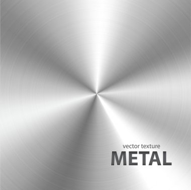 Vektör fırçalanmış metal dokusu
