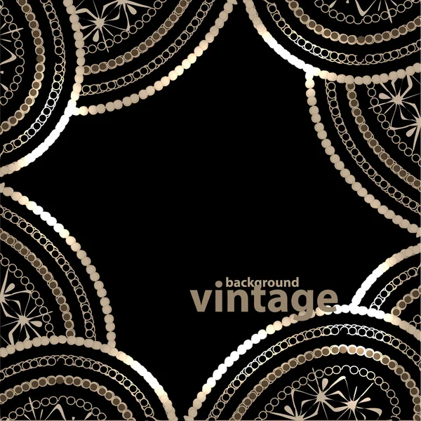 Vector vintage paisley background — Stock Vector