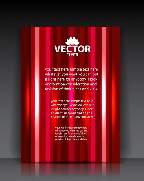 Volante vectorial rayado brillante — Vector de stock