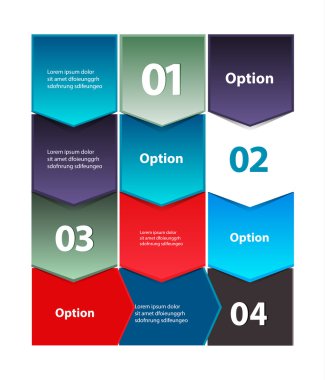 Vektör soyut mozaik arkaplanı