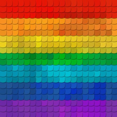 Soyut renkli mozaik arkaplan